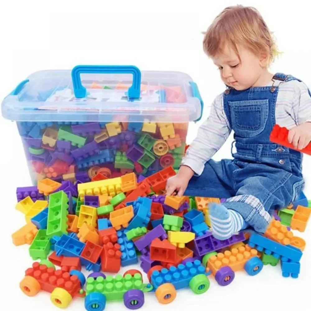 Arizon 100 Piece Plastic Building Blocks Kids Toy